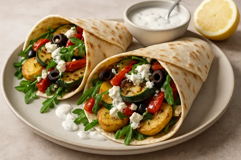 Populaire variaties op wraps met aardappel