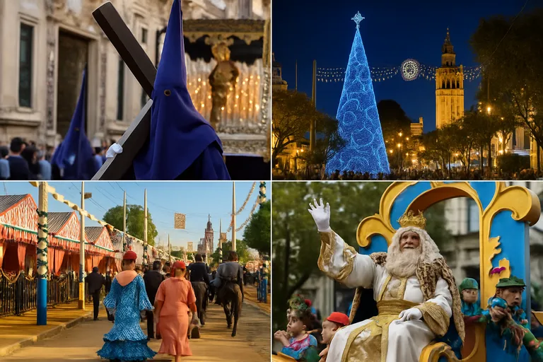 Sevilla tijdens de feestdagen: van semana santa tot feria de abril