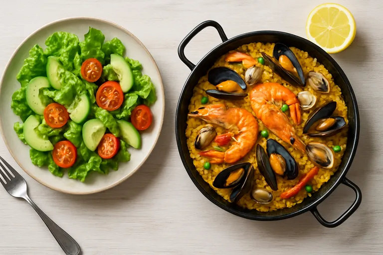 Stem je voorgerecht af op het type paella