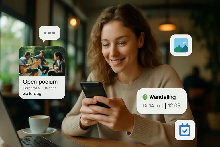 Tapaa verbindt je agenda en interesses voor betekenisvolle ontmoetingen zonder gedoe