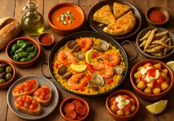 De smaak van Spanje op je bord: van tapas delen tot geurige paella