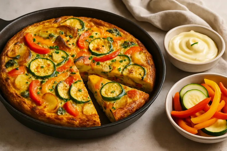 Ovengebakken tortilla met seizoensgroenten: kleurrijk en vol smaak