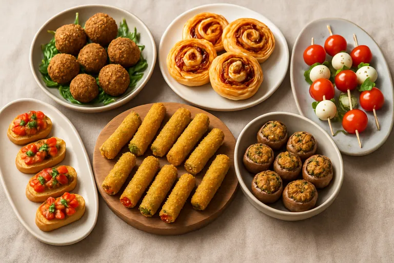 Soorten vegetarische hapjes