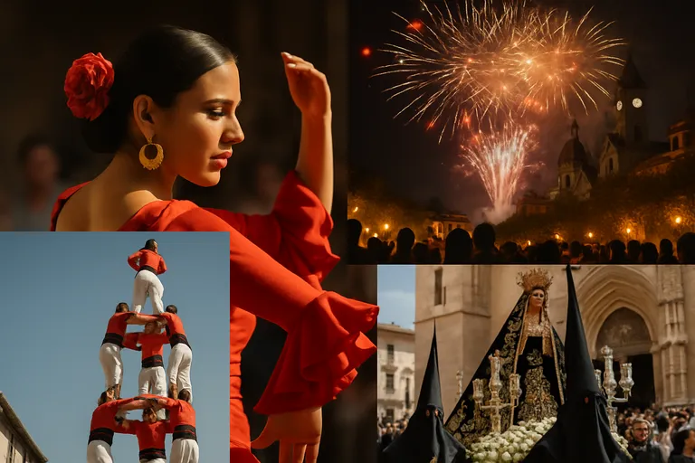 Spanje bruist van feesten en tradities: flamenco, vuurwerk en processies door het hele land