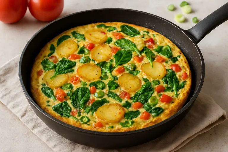 Wat is een tortilla met groenten