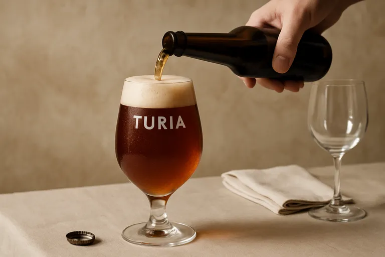 Zo drink je Turia beer het best