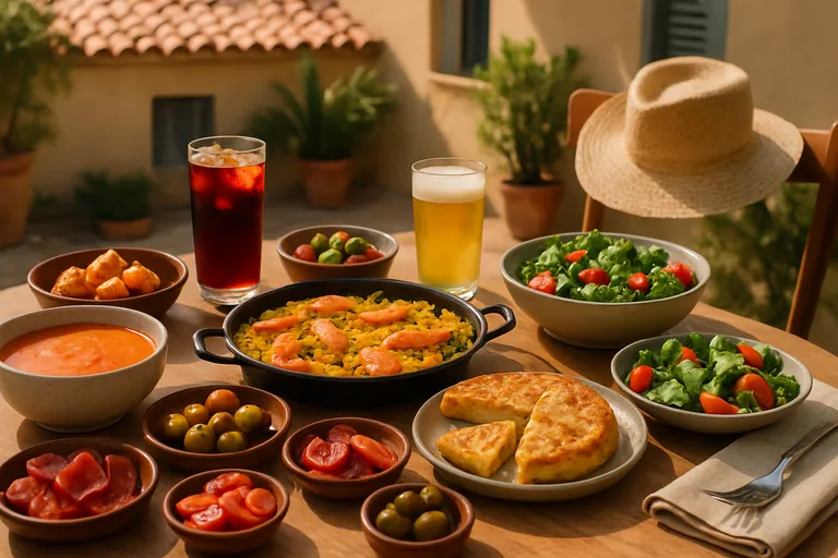 Zo geniet je van de spaanse lunch met tapas, frisse salades en een vleugje siësta